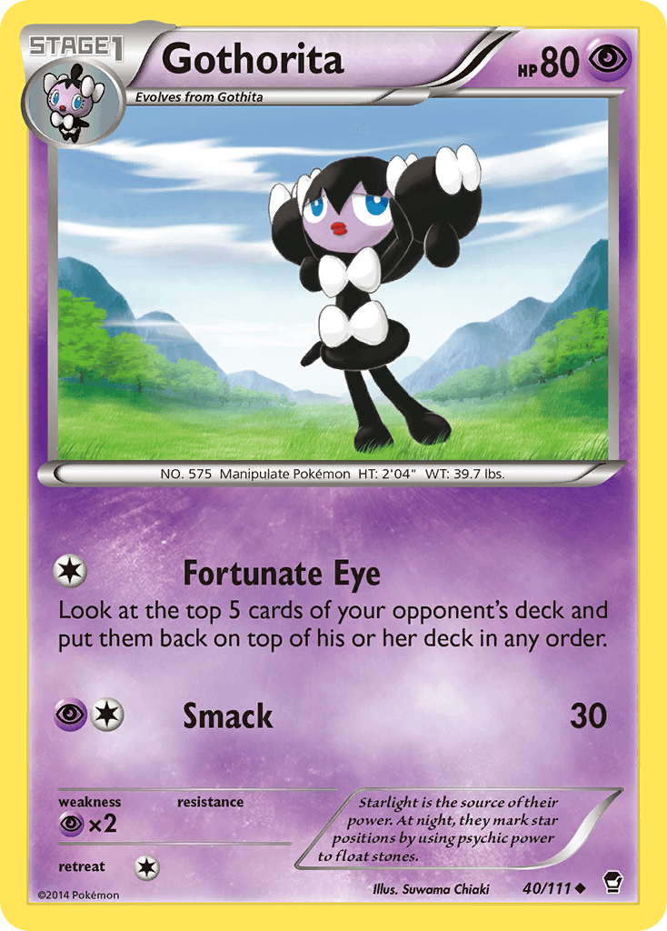 Gothorita Furious Fists card