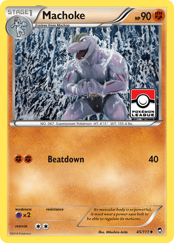 Machoke Furious Fists card