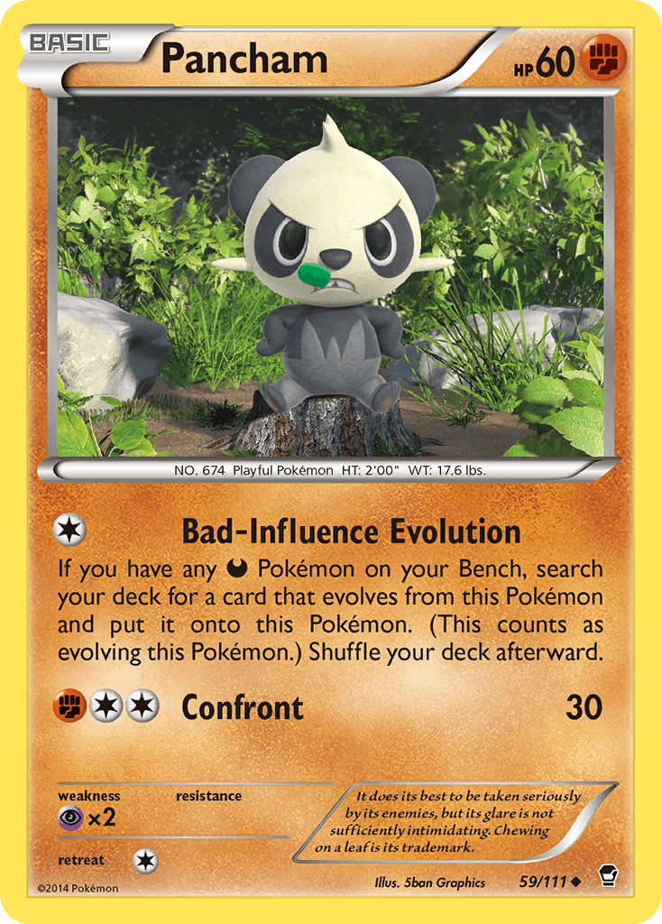 Pancham Furious Fists card