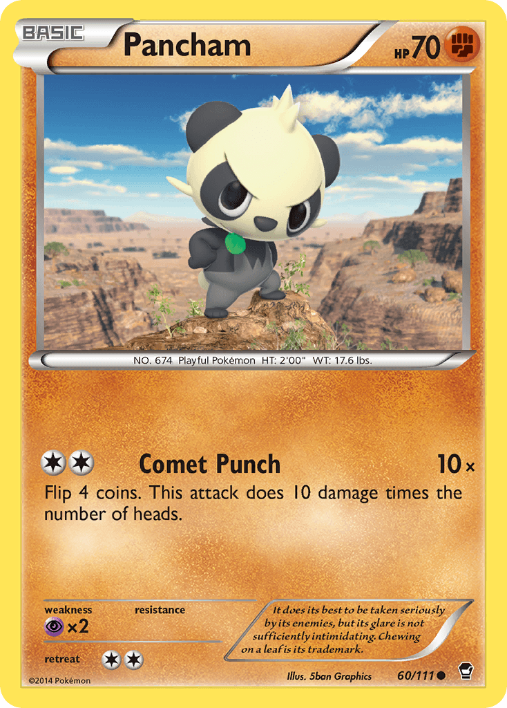 Pancham Furious Fists card