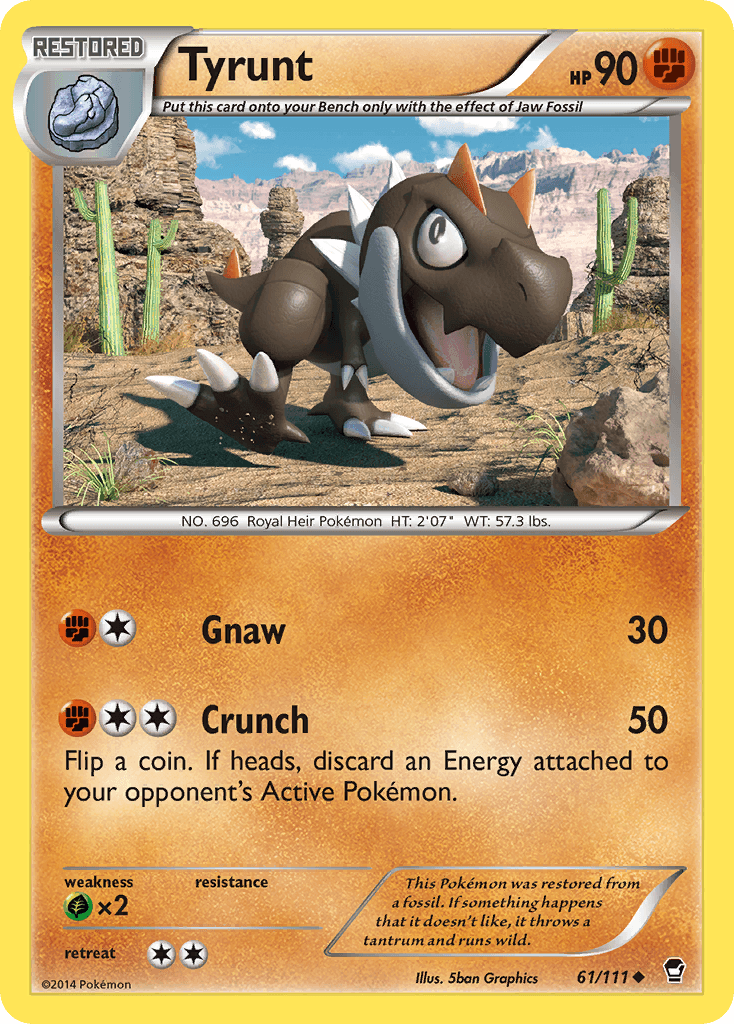 Tyrunt Furious Fists card