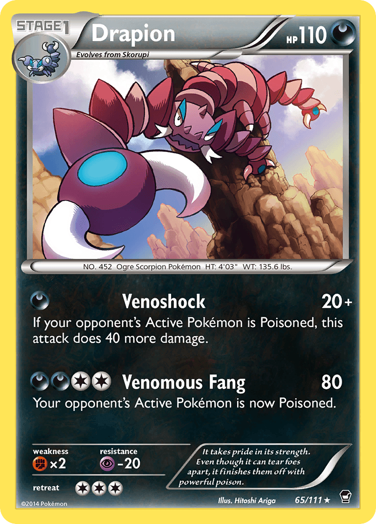 Drapion Furious Fists card