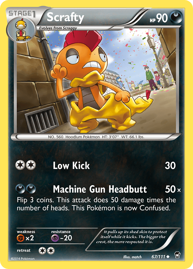 Scrafty Furious Fists card