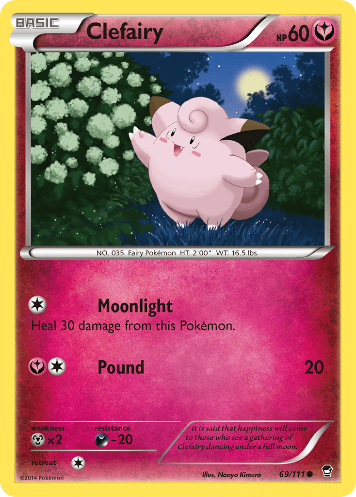 Clefairy Furious Fists card