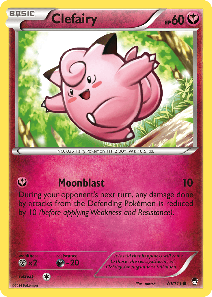 Clefairy Furious Fists card