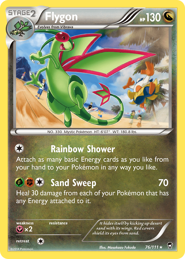 Flygon Furious Fists card