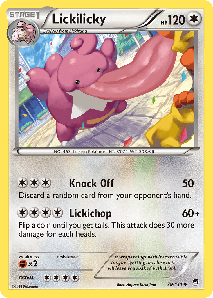 Lickilicky Furious Fists card