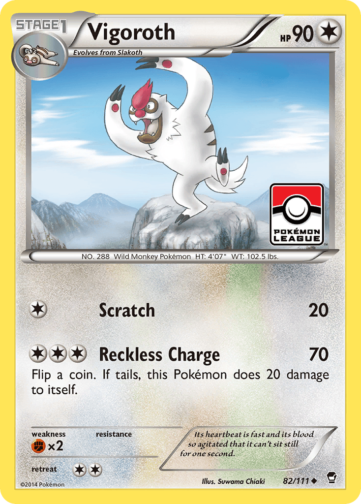 Vigoroth Furious Fists card