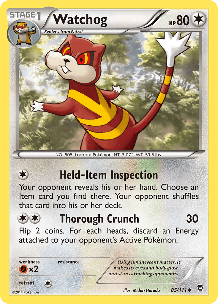 Watchog Furious Fists card