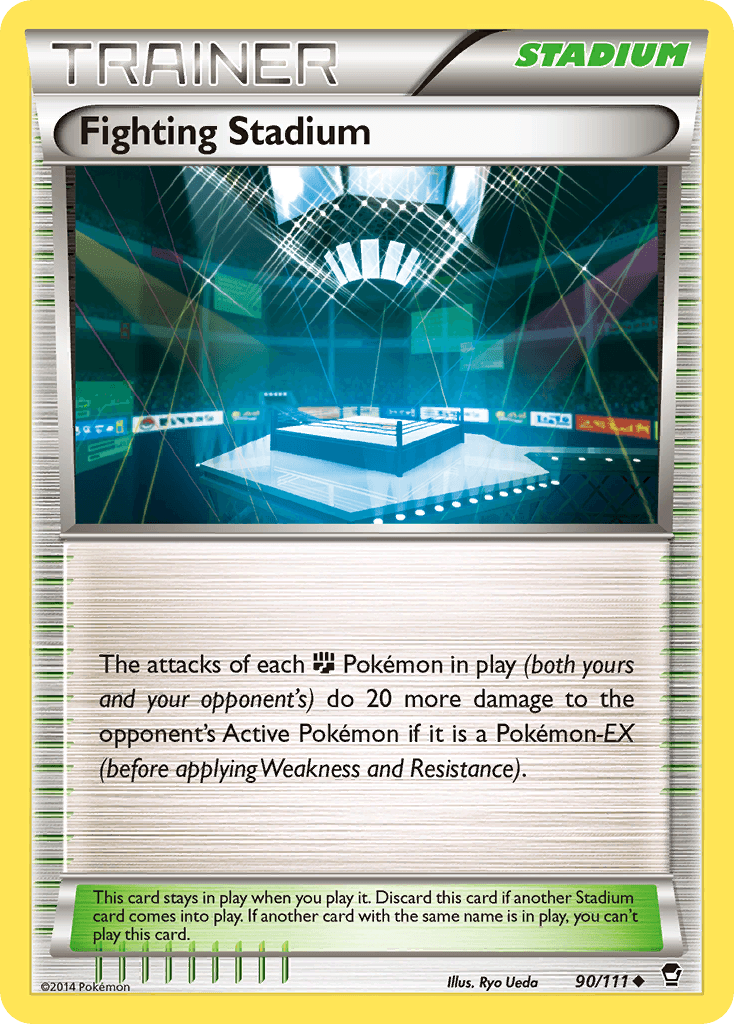 Fighting Stadium Furious Fists card