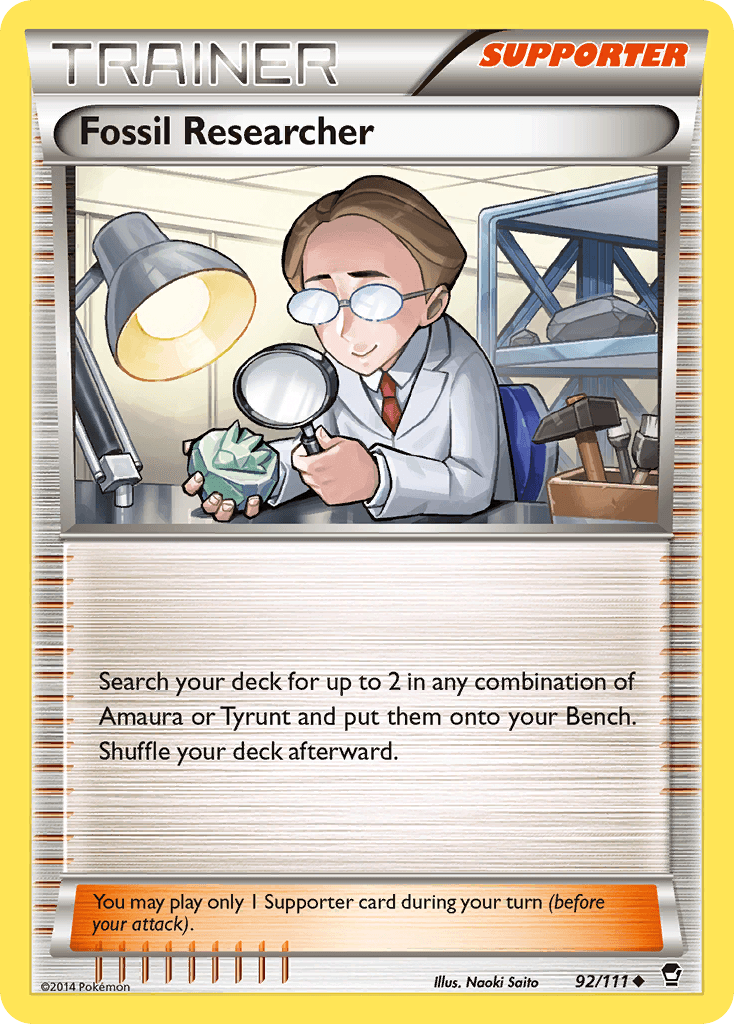 Fossil Researcher Furious Fists card