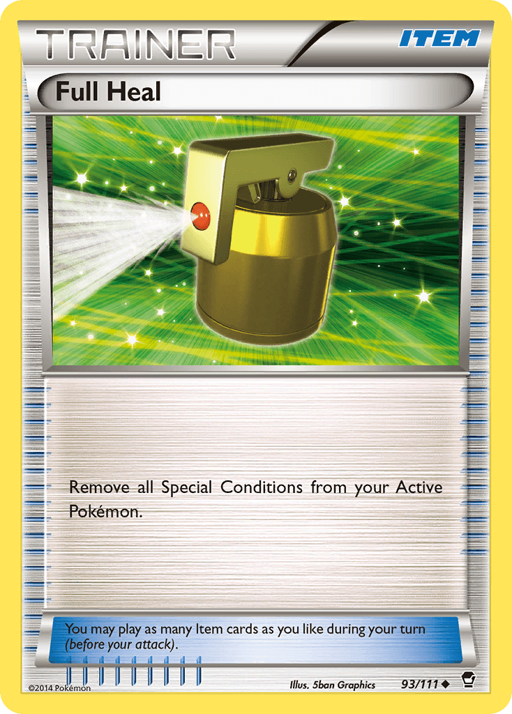 Full Heal Furious Fists card