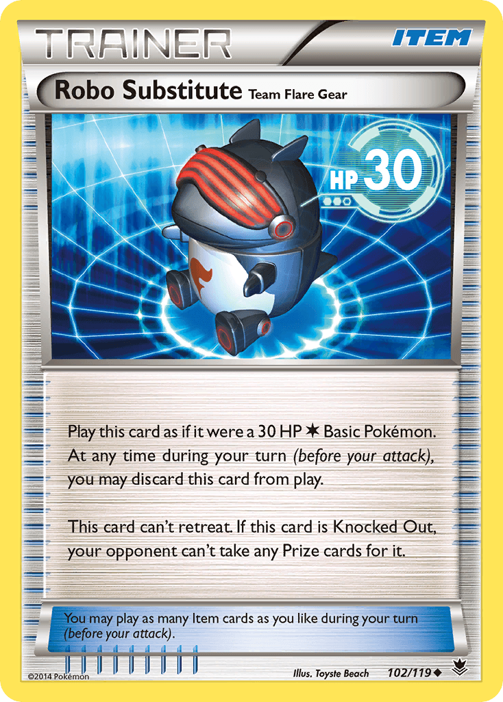 Robo Substitute Team Flare Gear Phantom Forces card