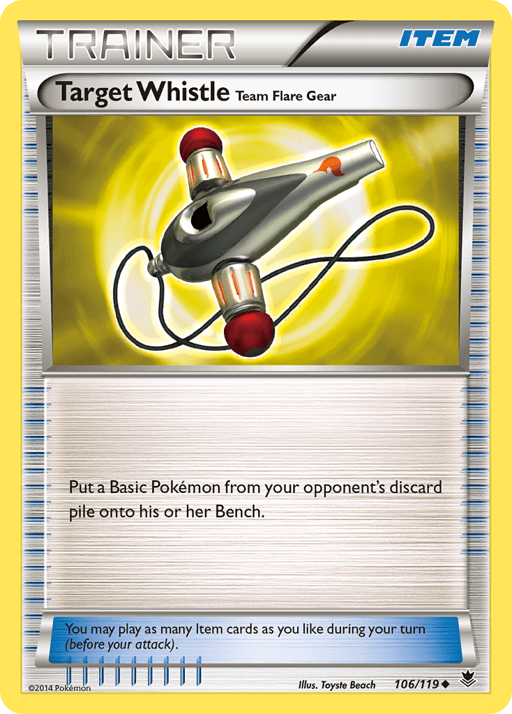 Target Whistle Team Flare Gear Phantom Forces card