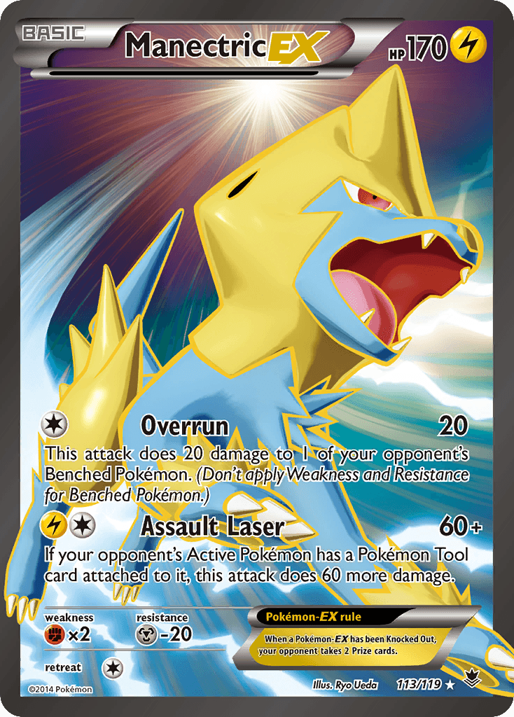 Manectric-EX Phantom Forces card