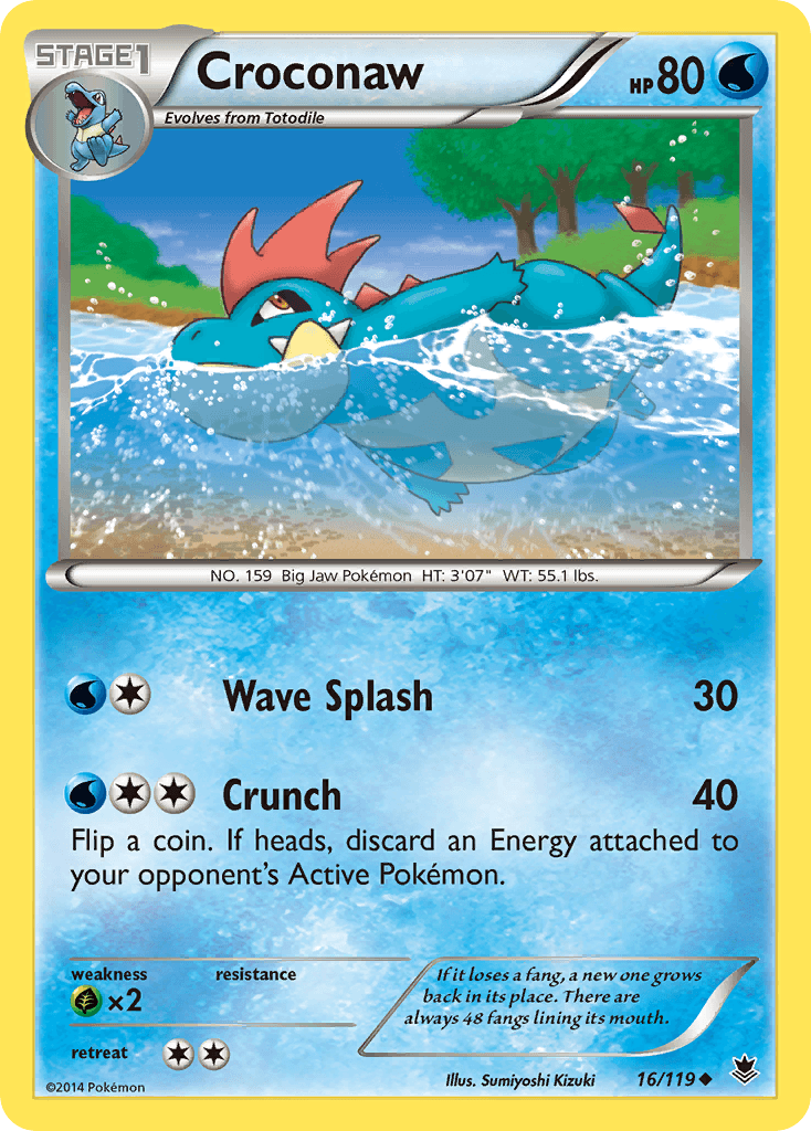 Croconaw Phantom Forces card