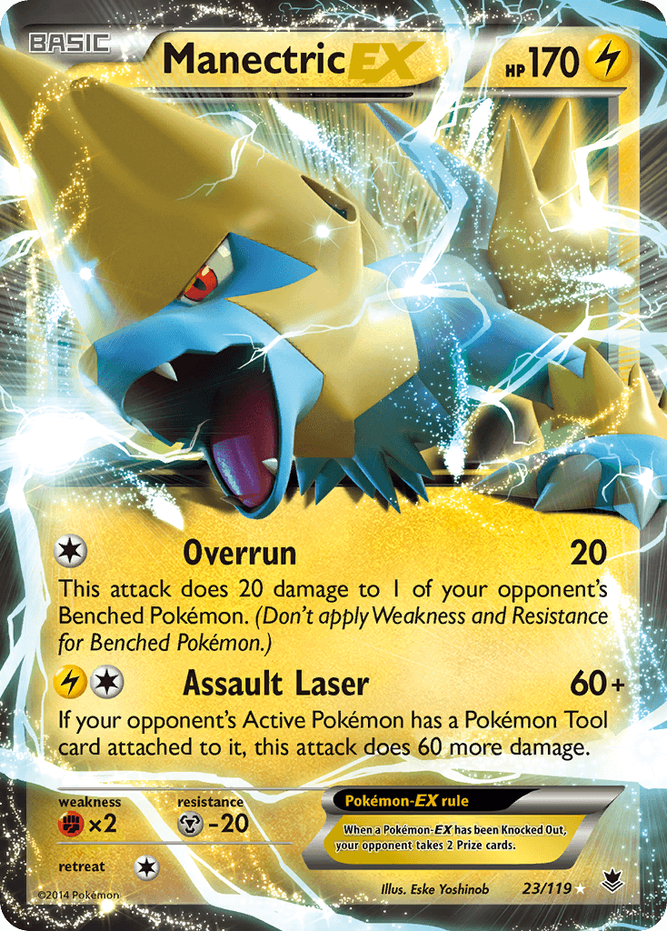 Manectric-EX Phantom Forces card