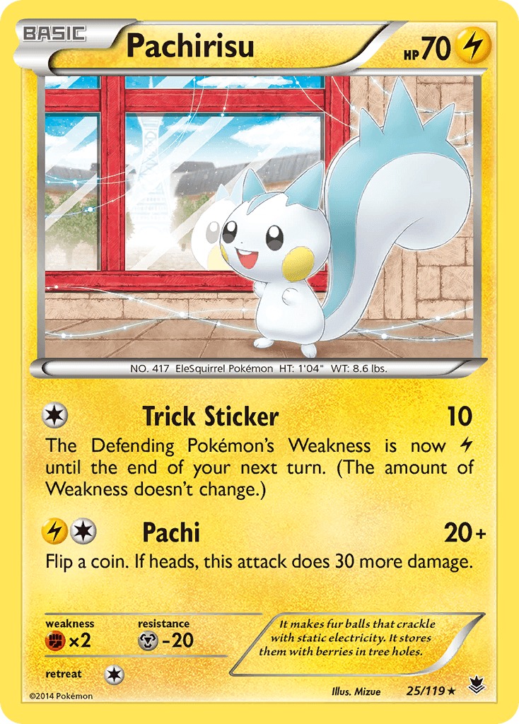 Pachirisu Phantom Forces card