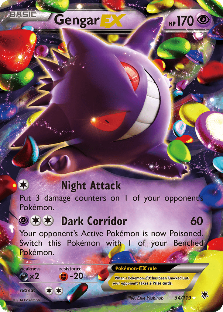 Gengar-EX Phantom Forces card