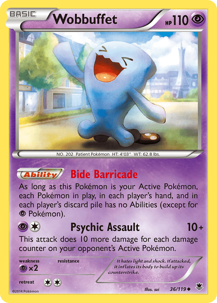 Wobbuffet Phantom Forces card