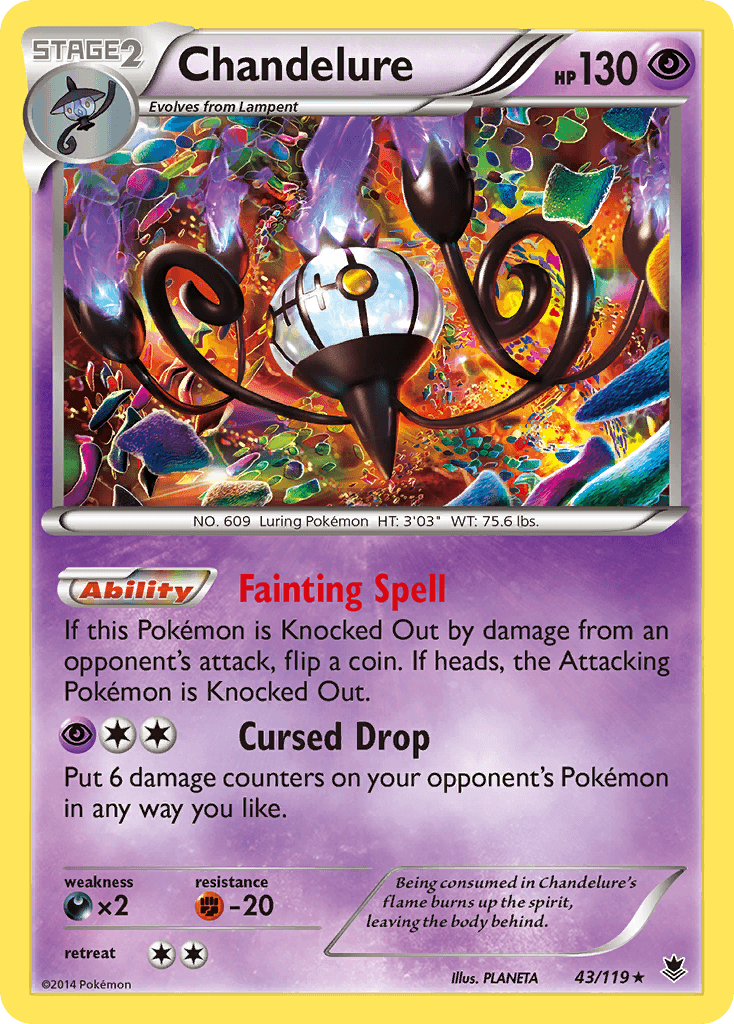 Chandelure Phantom Forces card