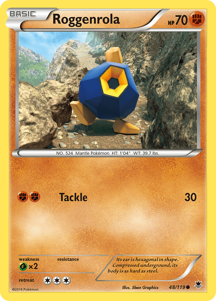 Roggenrola Phantom Forces card