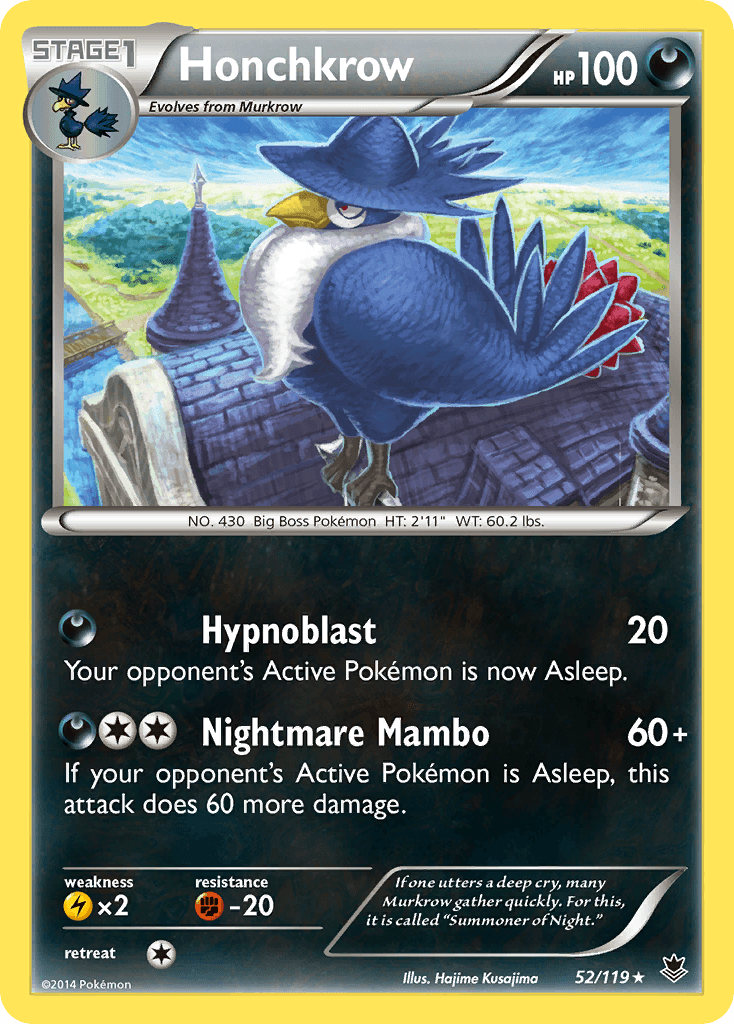 Honchkrow Phantom Forces card