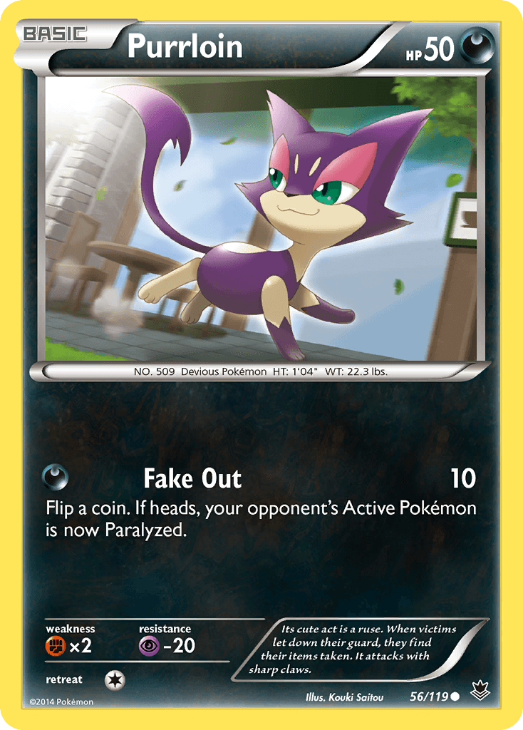 Purrloin Phantom Forces card