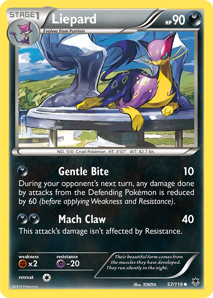 Liepard Phantom Forces card