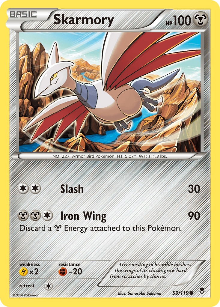 Skarmory Phantom Forces card