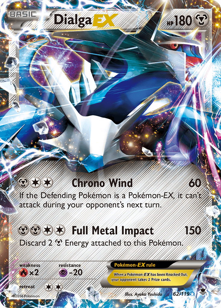 Dialga-EX Phantom Forces card