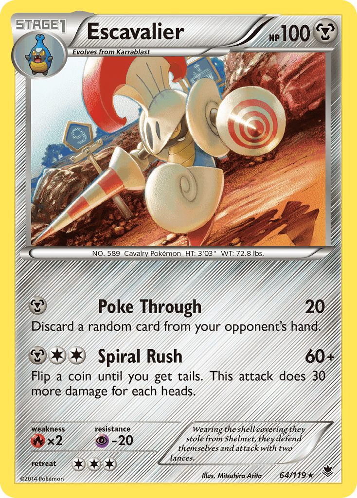 Escavalier Phantom Forces card
