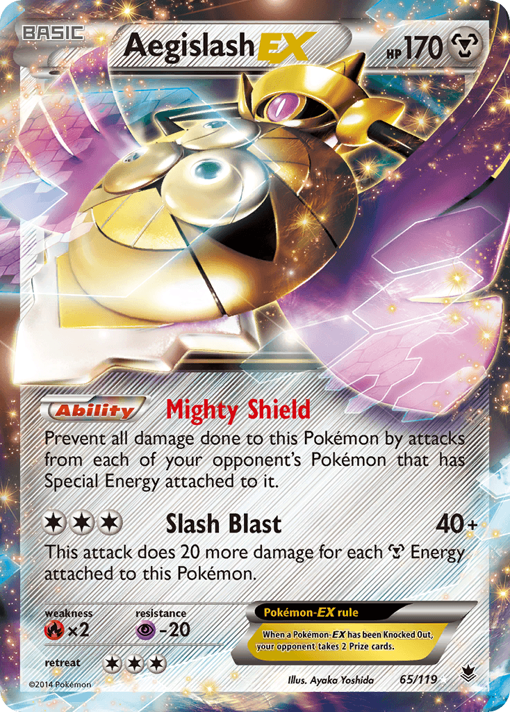 Aegislash-EX Phantom Forces card