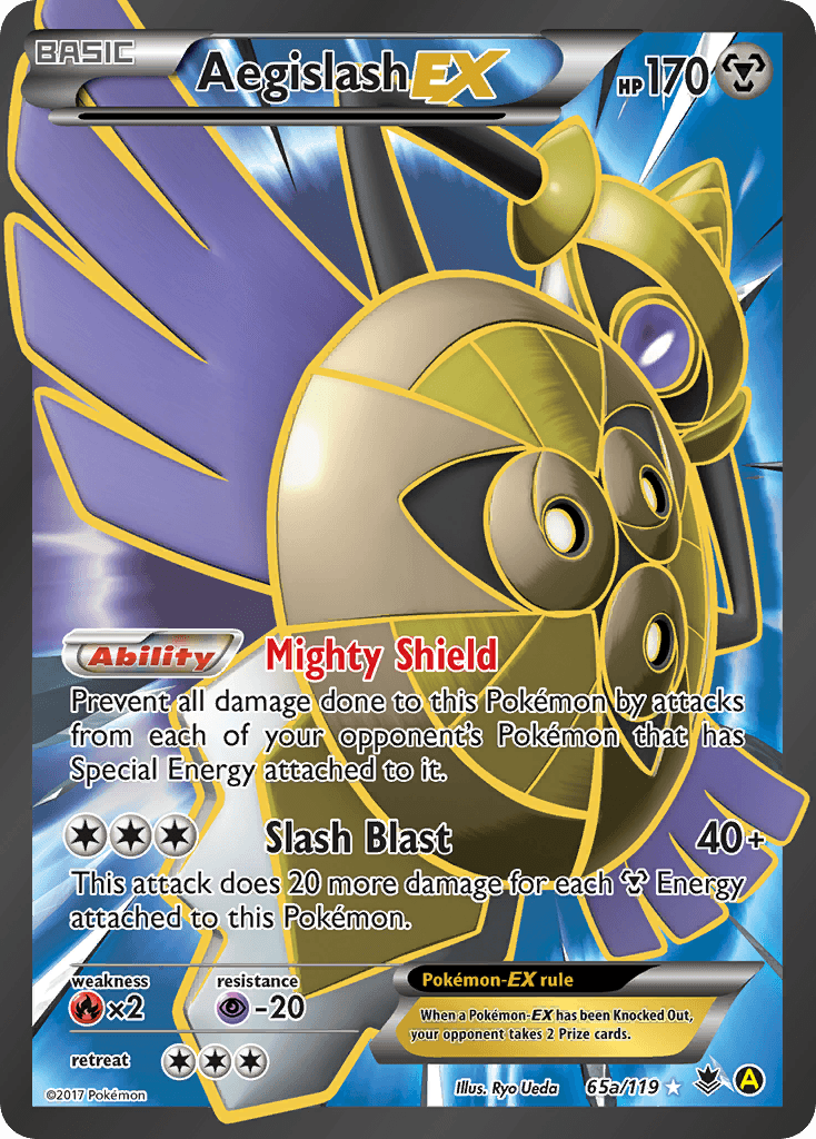 Aegislash-EX Phantom Forces card