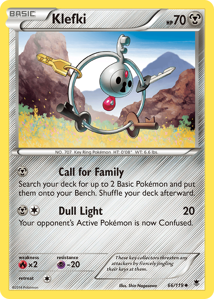 Klefki Phantom Forces card