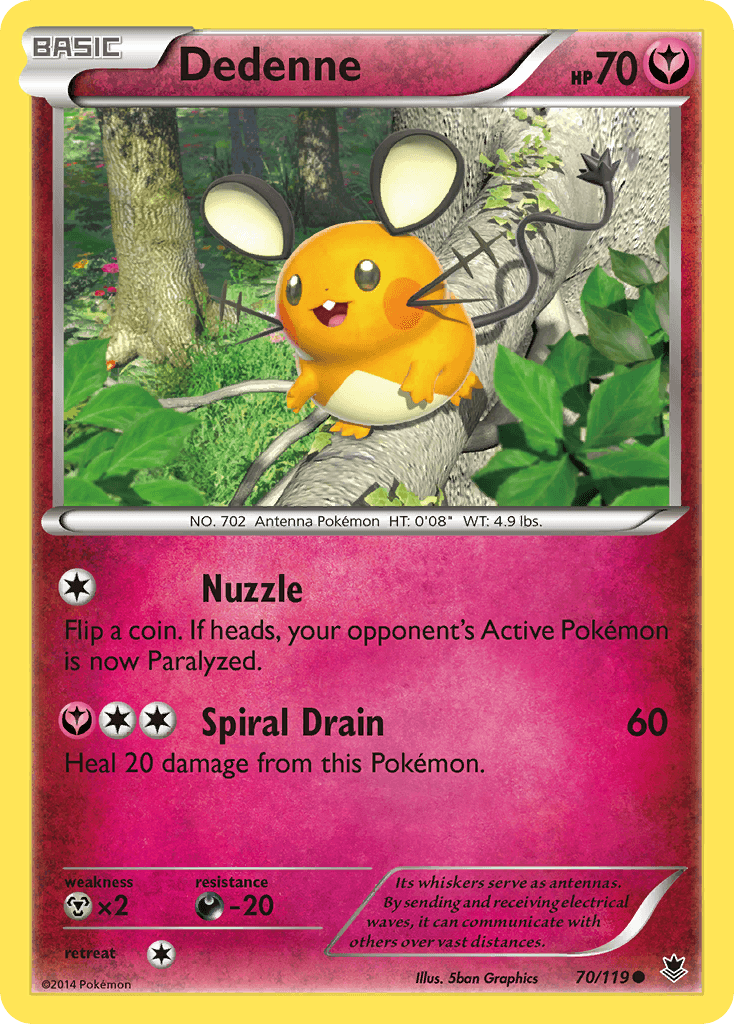 Dedenne Phantom Forces card