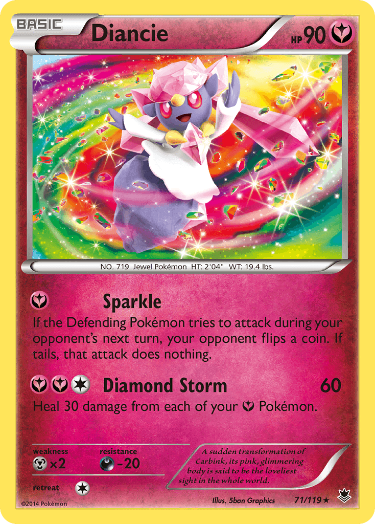 Diancie Phantom Forces card