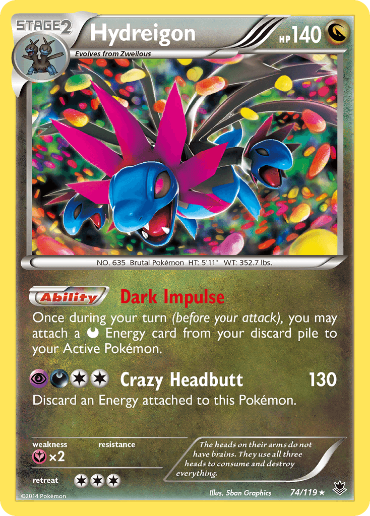 Hydreigon Phantom Forces card