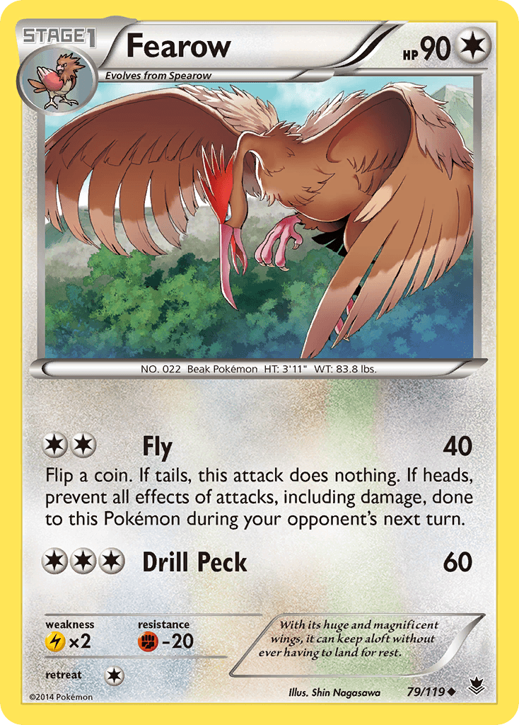 Fearow Phantom Forces card