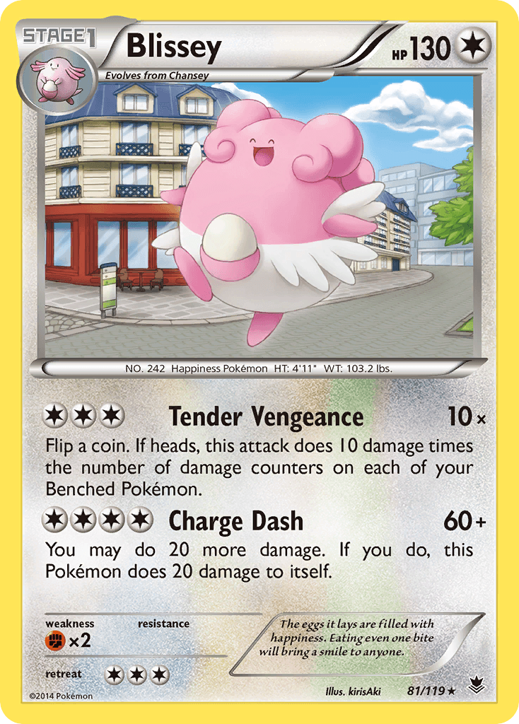 Blissey Phantom Forces card