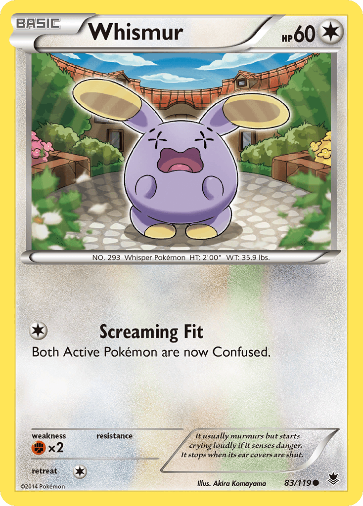 Whismur Phantom Forces card