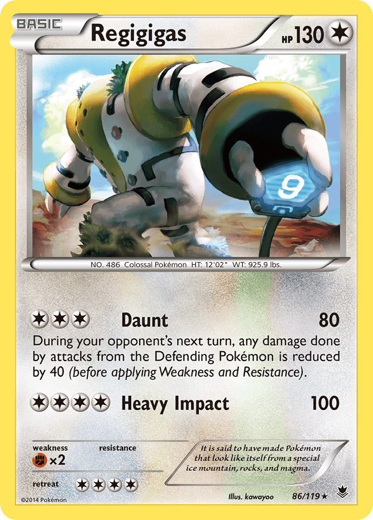 Regigigas Phantom Forces card