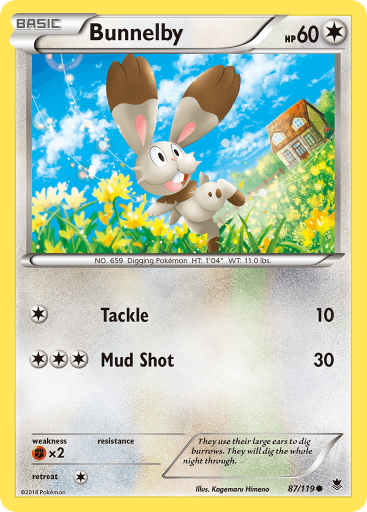 Bunnelby Phantom Forces card