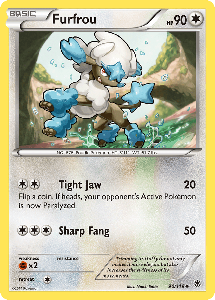 Furfrou Phantom Forces card
