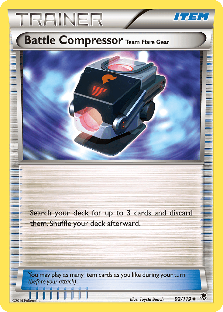 Battle Compressor Team Flare Gear Phantom Forces card