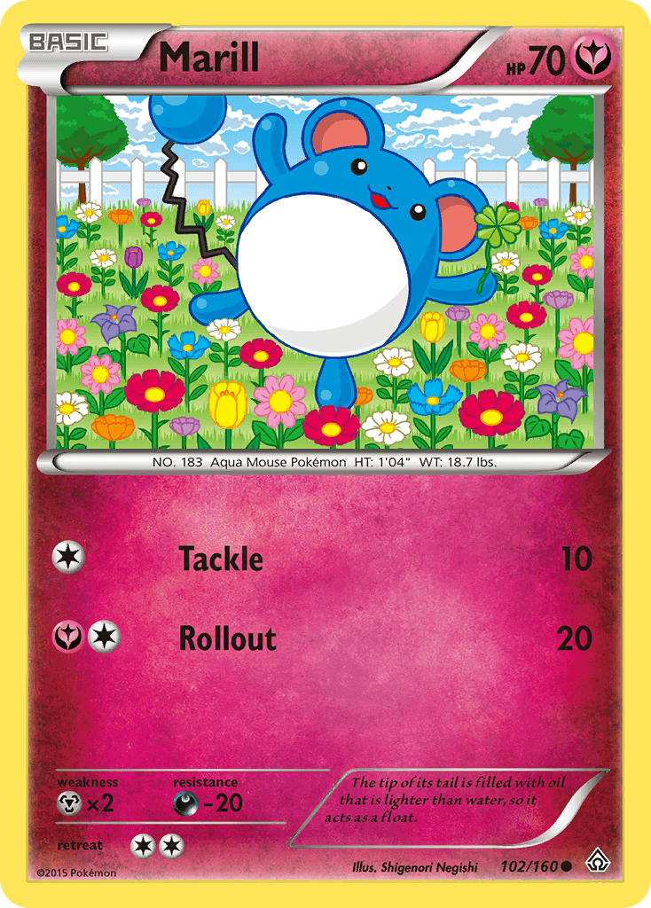 Marill Primal Clash card