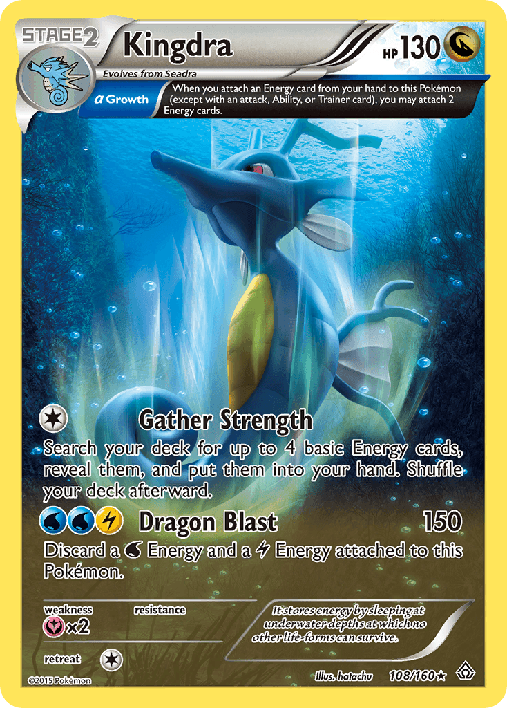 Kingdra Primal Clash card