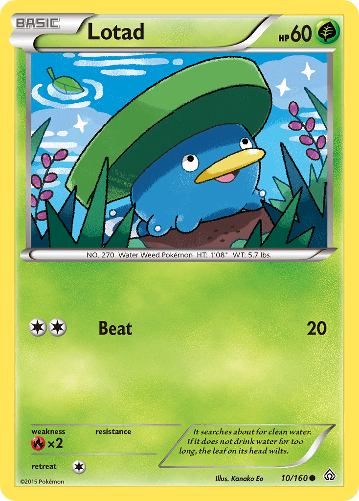 Lotad Primal Clash card