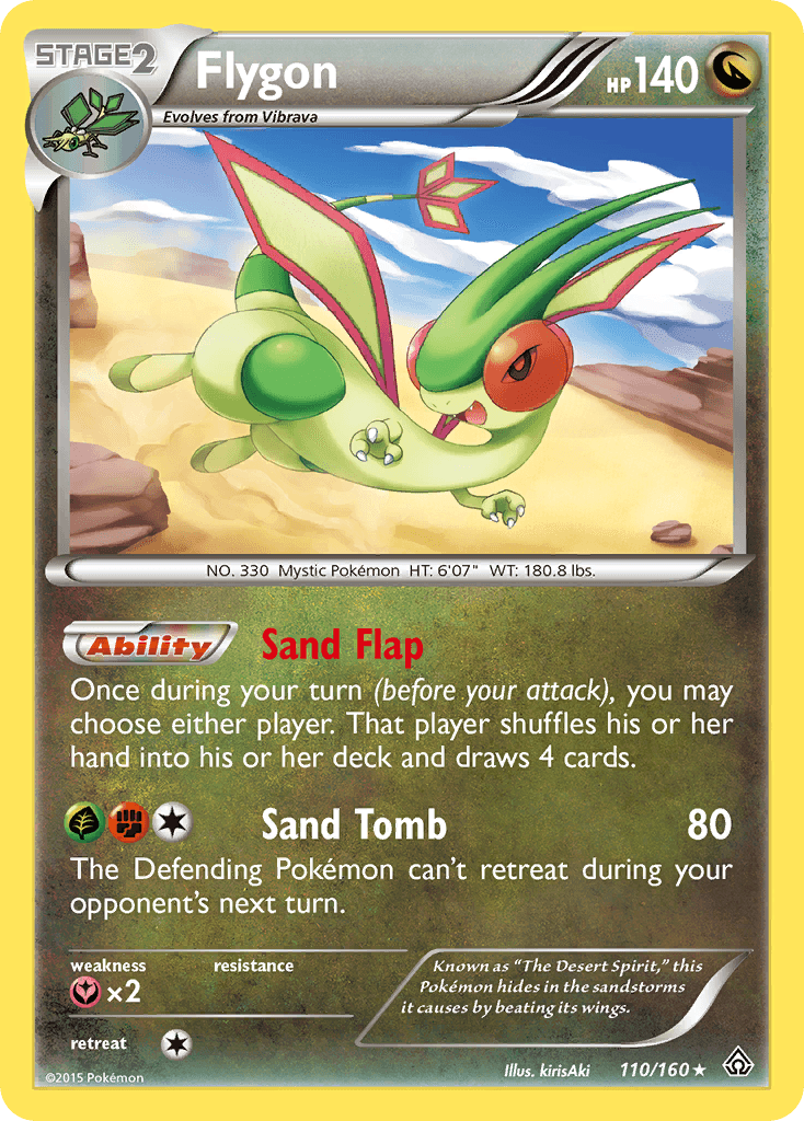 Flygon Primal Clash card