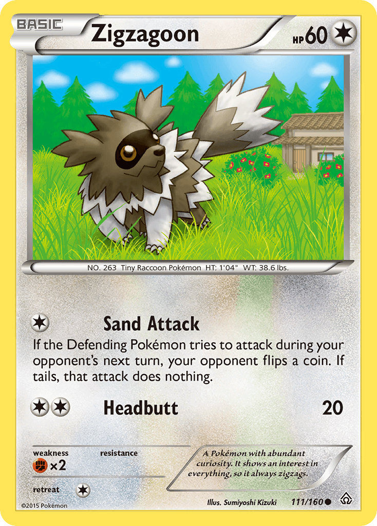 Zigzagoon Primal Clash card